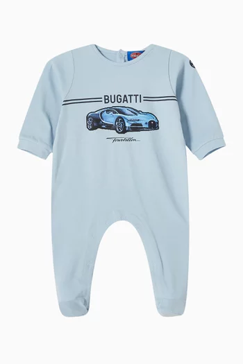 Car Graphic Sleepsuit in Cotton