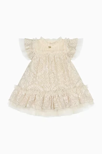 Gemma Dress in Sequinned Lace