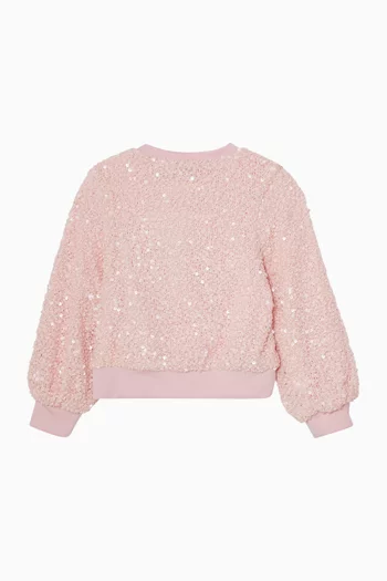 Genevieve Sequin Top in Boucle
