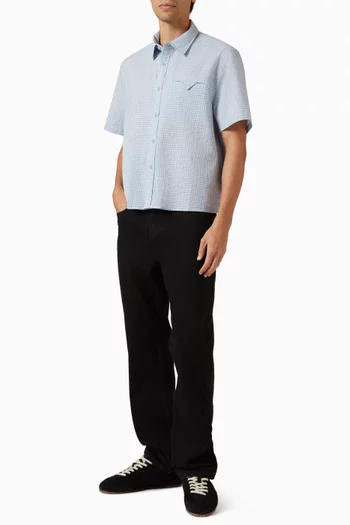 Bedford Box Check Shirt in Cotton