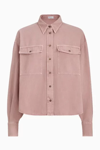 Garment-dyed Cover Shirt