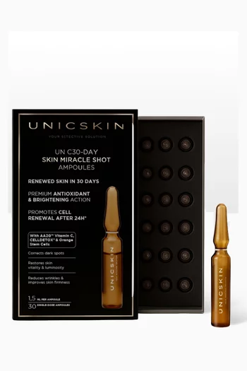 Unic 30-Day Skin Miracle Shot 30 Ampoules, 1.5ml