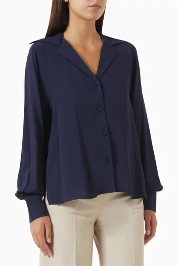 Brystel Top in Crepe de Chine