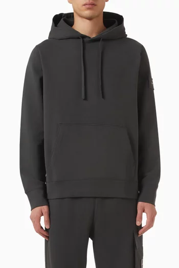 Logo Hoodie in Cotton Terry