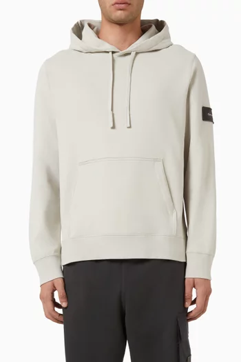 Logo Hoodie in Cotton Terry