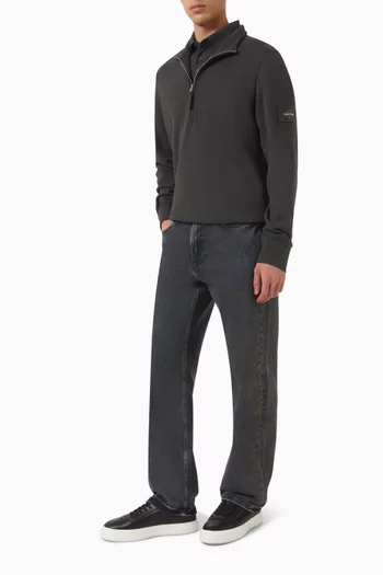 Utility Badge Sweatshirt in Cotton Blend