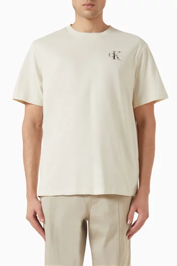 Monogram Logo T-shirt in Cotton