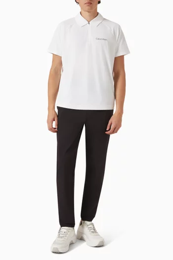 Woven Drawstring Pants in Nylon
