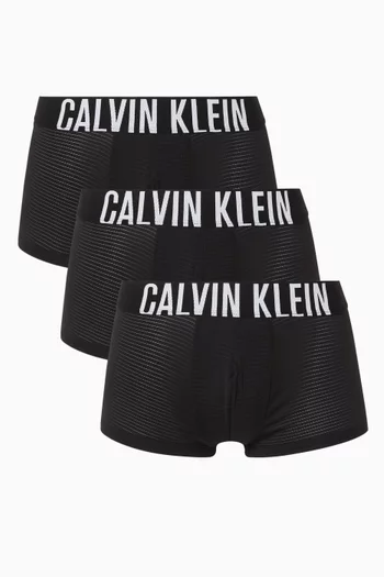Low-rise Logo Trunks, Set of 3