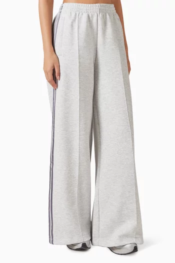 Spacer Wide-leg Sweatpants in Cotton-blend