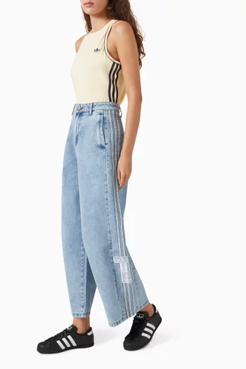 Adibreak Wide-leg Jeans in Denim