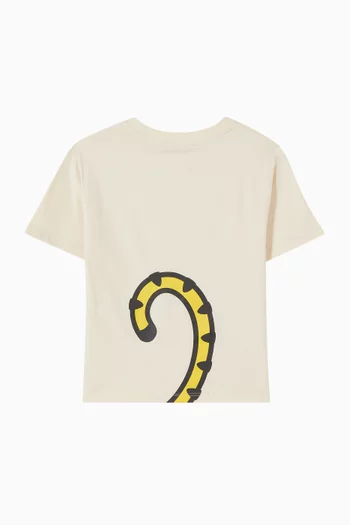 Tiger Graphic T-Shirt in Cotton Jersey