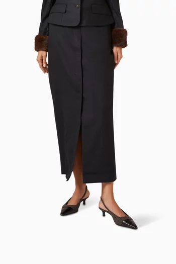 Sussex 45 Slingback Pumps in Wool