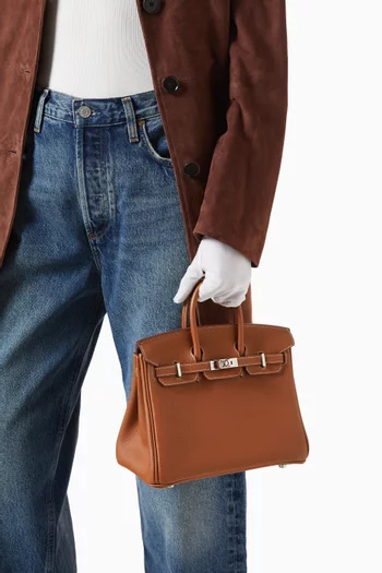 Unused Birkin 25 Bag in Togo Leather