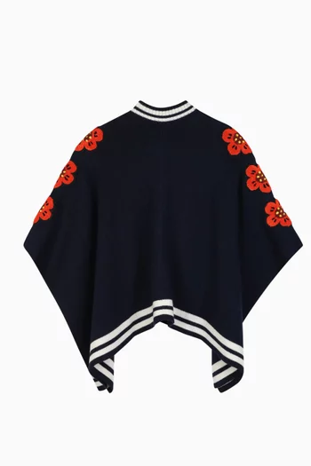 Boke Flower Knitted Cape