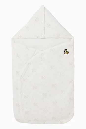 Logo Baby Sleeping Bag in Cotton