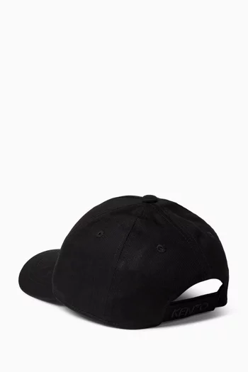Animal Fantasy Embroidered Cap in Cotton-twill