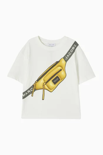Bum Bag Graphic T-shirt in Cotton