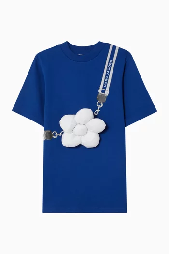 Daisy Pocket T-shirt Dress in Cotton