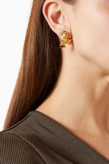 1980s Vintage Nina Ricci Clip-On Earrings
