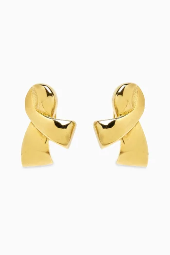 1980s Vintage Nina Ricci Clip-On Earrings