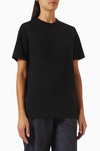 Embroidered Anchor T-shirt in Cotton-jersey