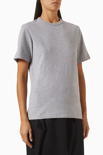 Embroidered Anchor T-shirt in Cotton-jersey