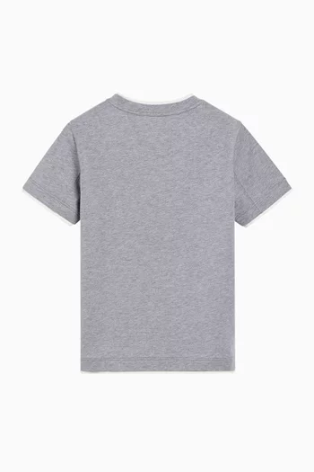 Faux-layer T-shirt in Cotton Jersey