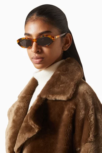 Triomphe Mini Sunglasses in Acetate