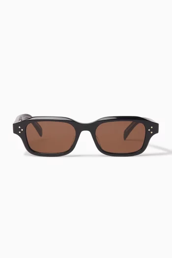 3 Dots Rectangle Sunglasses in Acetate
