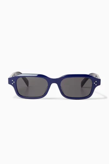 3 Dots Rectangle Sunglasses in Acetate