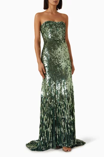 Kimi Sequin-embellished Gown