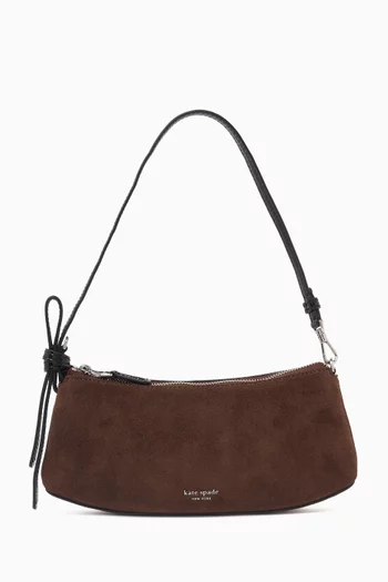 Loop Pochette Bag in Suede