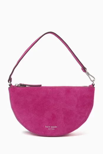 Wink Wristlet Bag in Suede