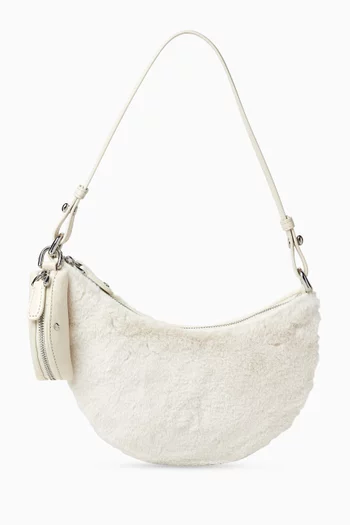 Duo Shearling Crossbody Bag