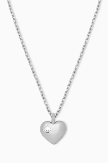 Heart & Spade Pendant Necklace