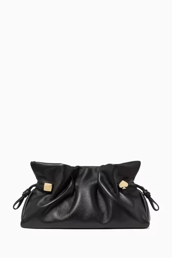 Rio Clutch Bag in Smooth Leather