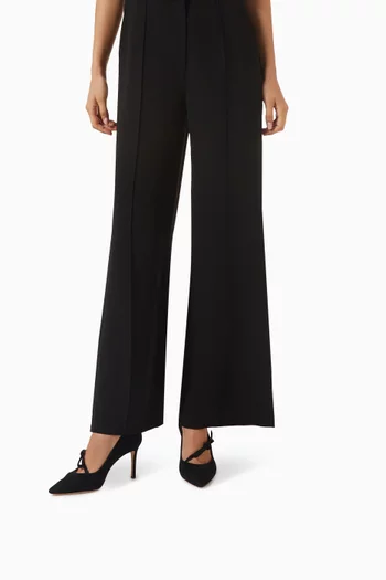 Looped 90 Bow Pumps in Leather