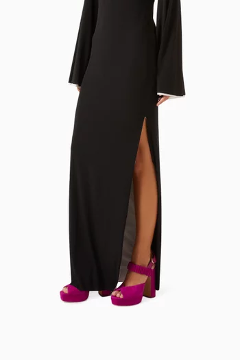 Sylvie 120 Platform Sandals in Suede