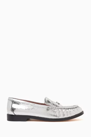Penni Loafers in Metallic Leather