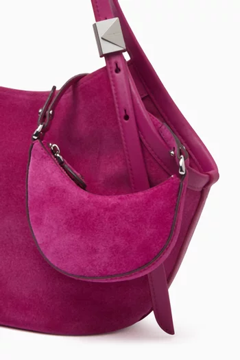Charmed Duo Nano Shoulder Bag in Suede