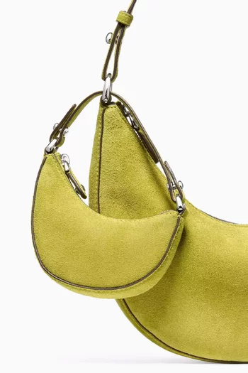 Charmed Duo Nano Shoulder Bag in Suede
