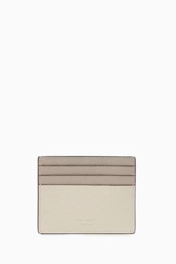 Deco Card Holder in Leather