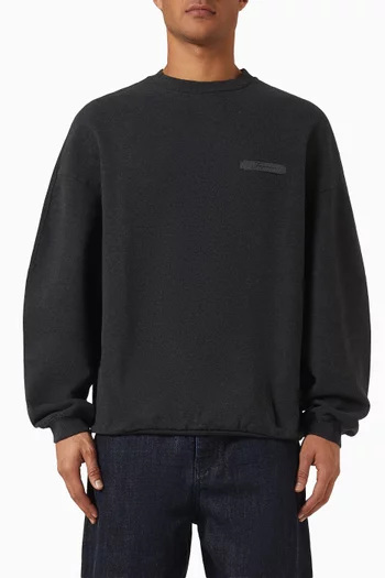 Ruban Sweatshirt in Cotton-jersey