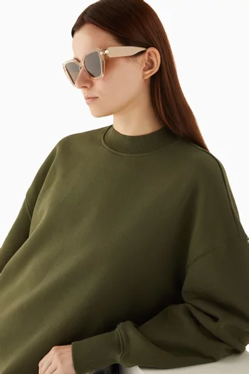 Serpenti Forever Butterfly Sunglasses in Acetate