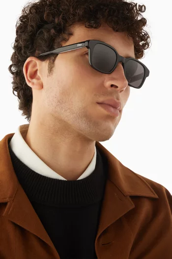 DioRibbon S1I Square Sunglasses in Acetate