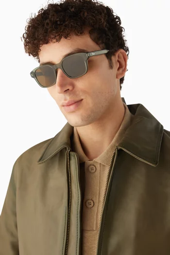 DioRibbon S1I Square Sunglasses in Acetate