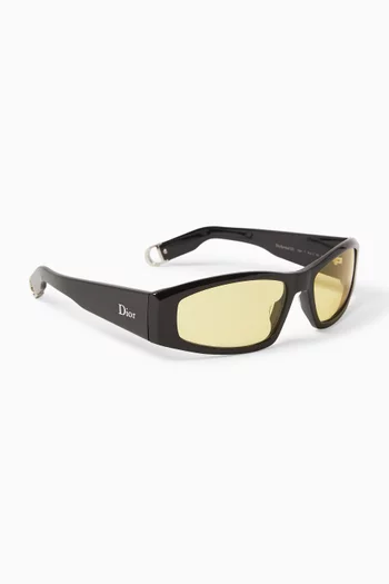 DiorSymbol S1I Rectangle Sunglasses in Acetate