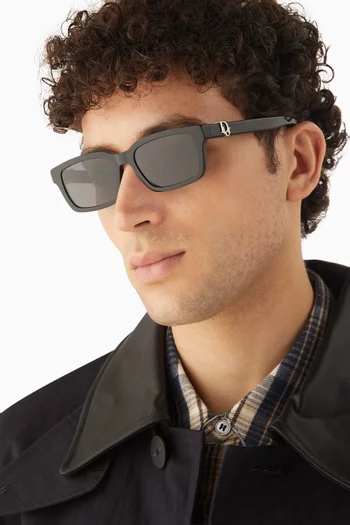 Dior Oblique S5I Rectangle Sunglasses in Acetate