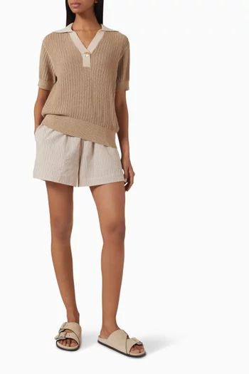 Perrine Knit Polo in Cotton